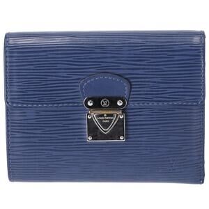 Louis Vuitton Koala Trifold Wallet M5801G Blue Myrtilles Epi Leather